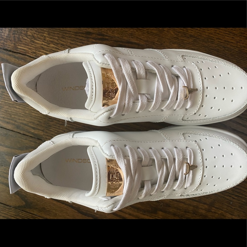 Windsor Smith RACERR WHITE LEATHER sneakers